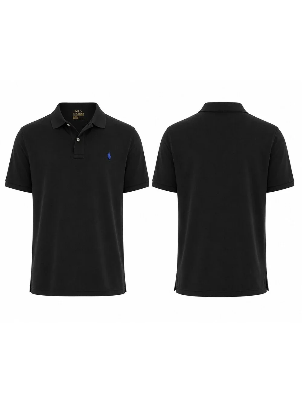 Polo Ralph Lauren Performanc Mens Black Polo Shirt Size L Excellent FAST SHIP🔥
